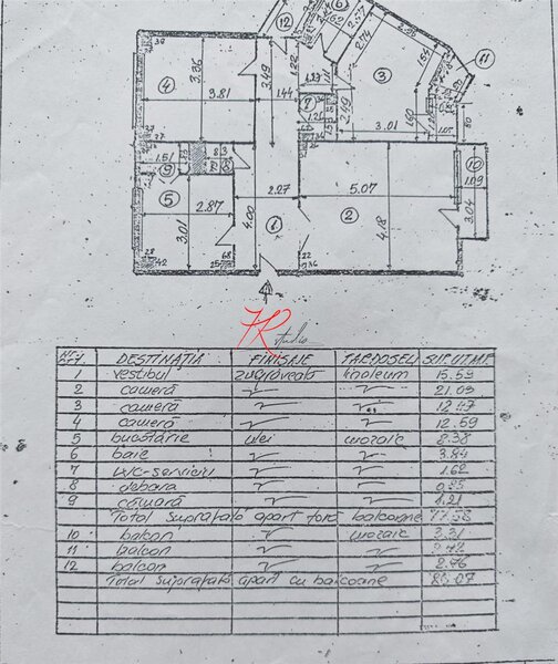Herestrau- Baneasa Vanzare apartament 3 camere